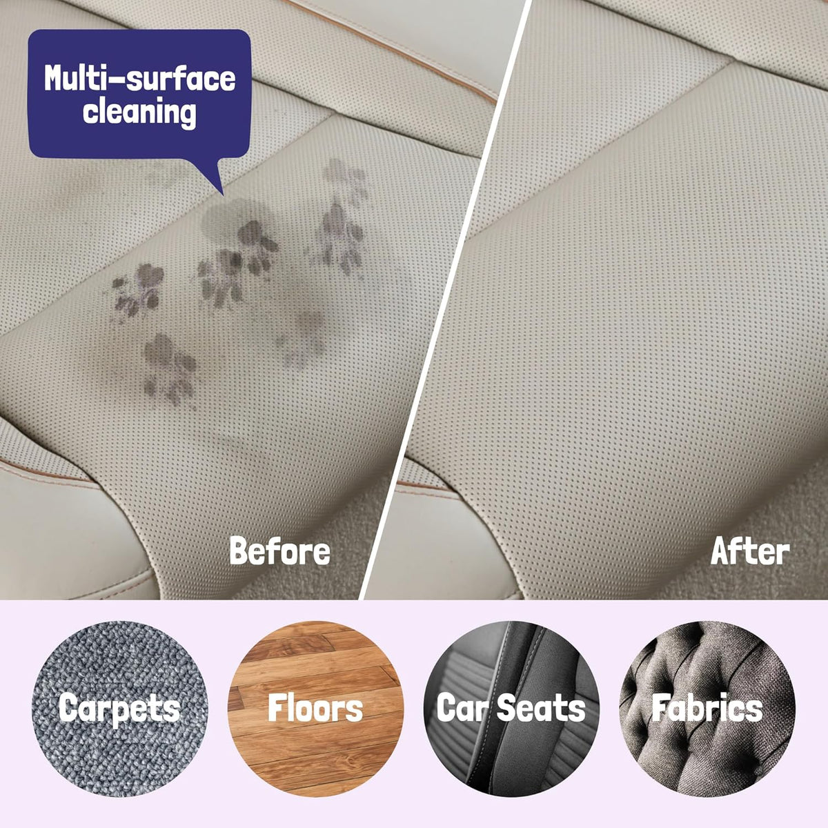 Sunny & Honey Pet Stain & Odor Miracle - 32 Fl Oz, Light Lavender Scent - Carpet Stain Remover &