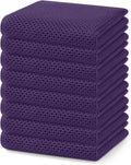 Homaxy 100% Cotton Waffle Weave Kitchen Dish Towels, Ultra Soft Absorbent Quick Drying Cleaning