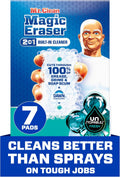 Mr. Clean Magic Eraser Foaming Sponge, All Purpose Cleaner, Dawn Cleaning Power, Ultra Foamy, 7ct