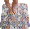 ENKOSI Extra Large Square Non Slip Shower Mat - 31 x 31-inch XL Bathroom Shower Mat - Square Shower