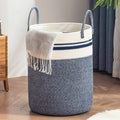 YOUDENOVA Woven Rope Laundry Hamper Basket, 72L Tall Laundry Basket, Baby Nursery Hamper for