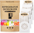 NonScents Refrigerator Deodorizer – Odor Eliminator for Fridge & Freezer – Outshines Baking Soda &