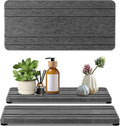 2PCS Water Absorbing Stone Tray, Quick Drying Diatomite Stone Sink Tray, Water Absorbent Diatomite