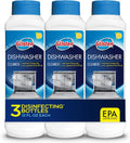 Glisten Dishwasher Cleaner, Removes Limescale, Rust, Buildup, and Grease, Lemon Scent, Made in the