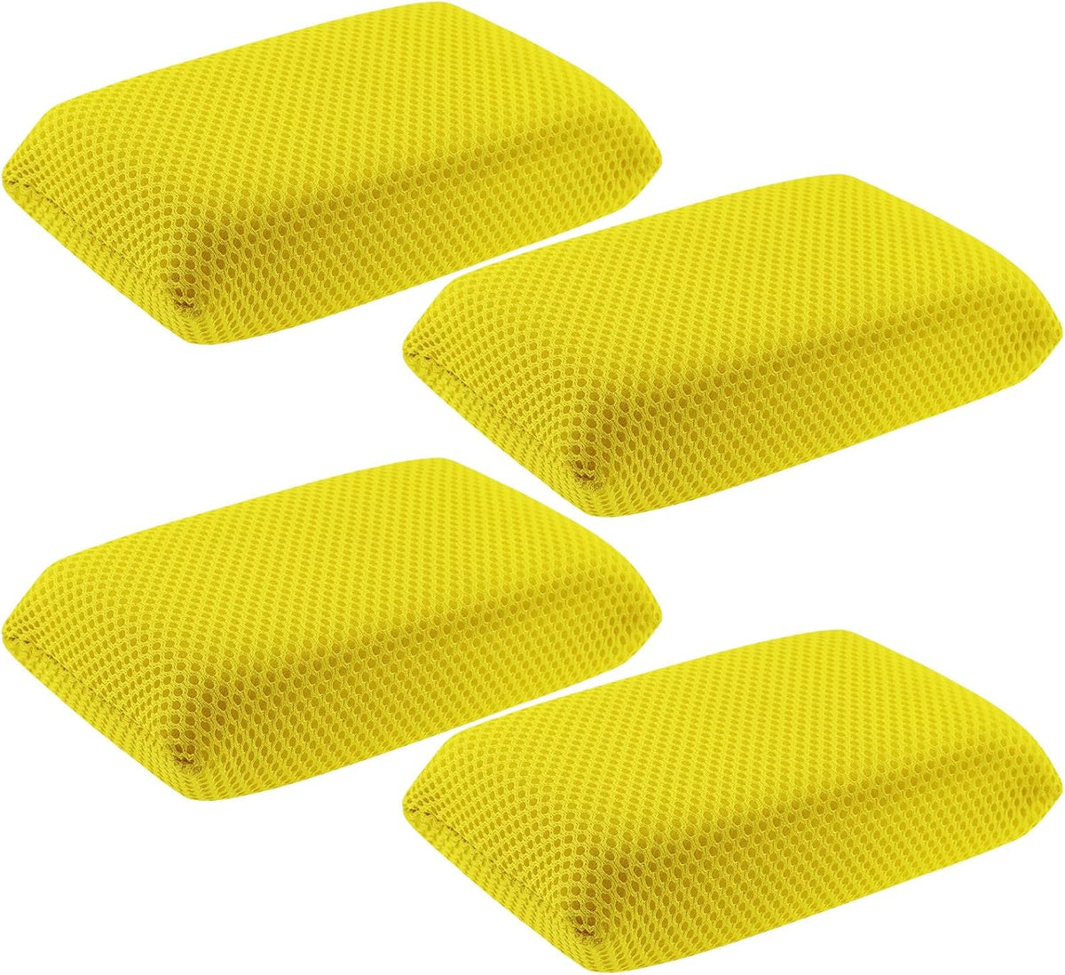 4 PCS Bug Scrubber Sponge Car, Bug Remover Wash Sponge，Car Cleaning Sponge for Bugs, Tar, Grime