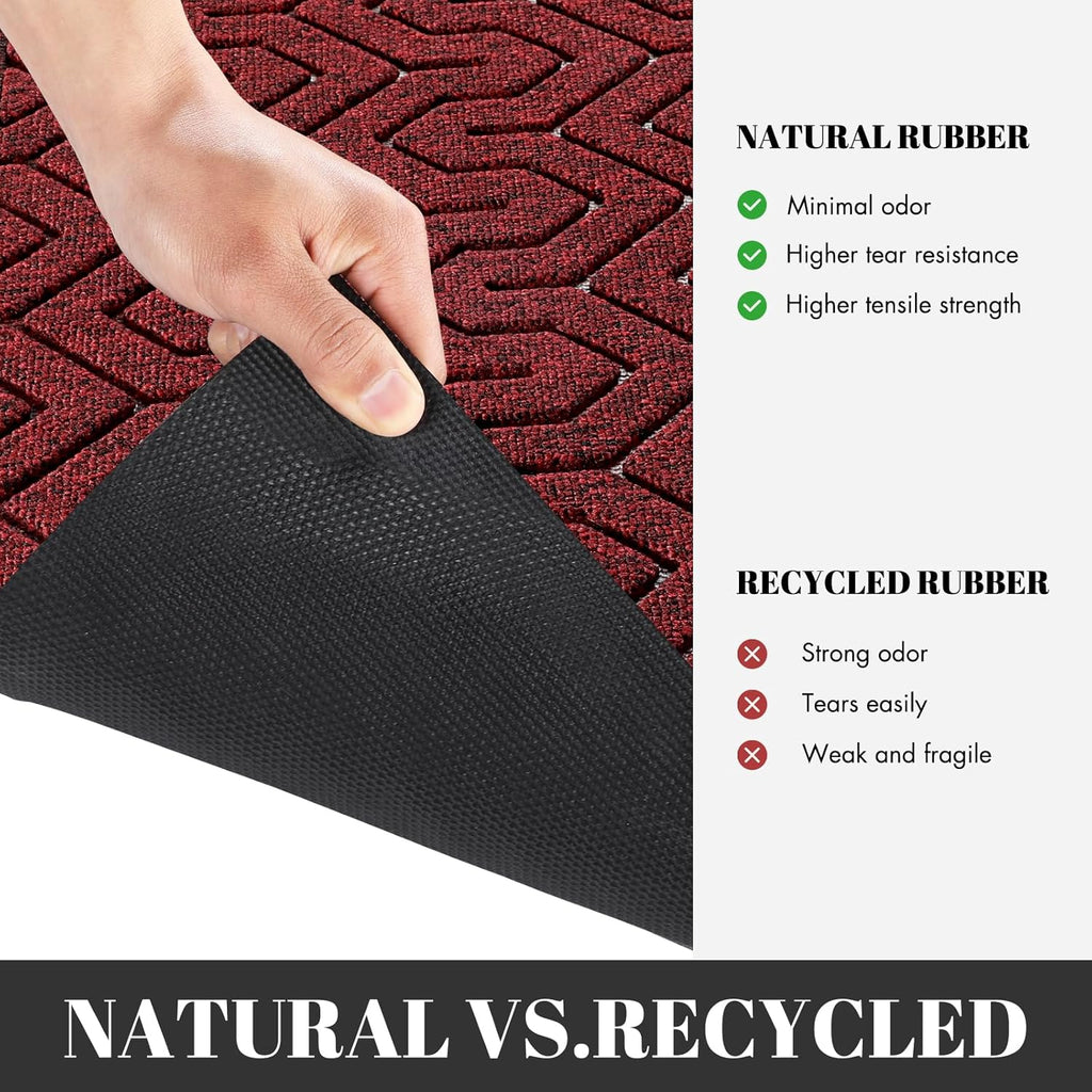 Yimobra Extra Large Door Mat Outside Entrance 60x32, Waterproof Heavy Duty Outdoor Mats for Front