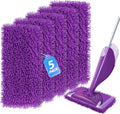 Reusable Mop Pads Compatible with Swiffer Wet Jet Mop Refills Microfiber Mopping Pads Wet & Dry Use
