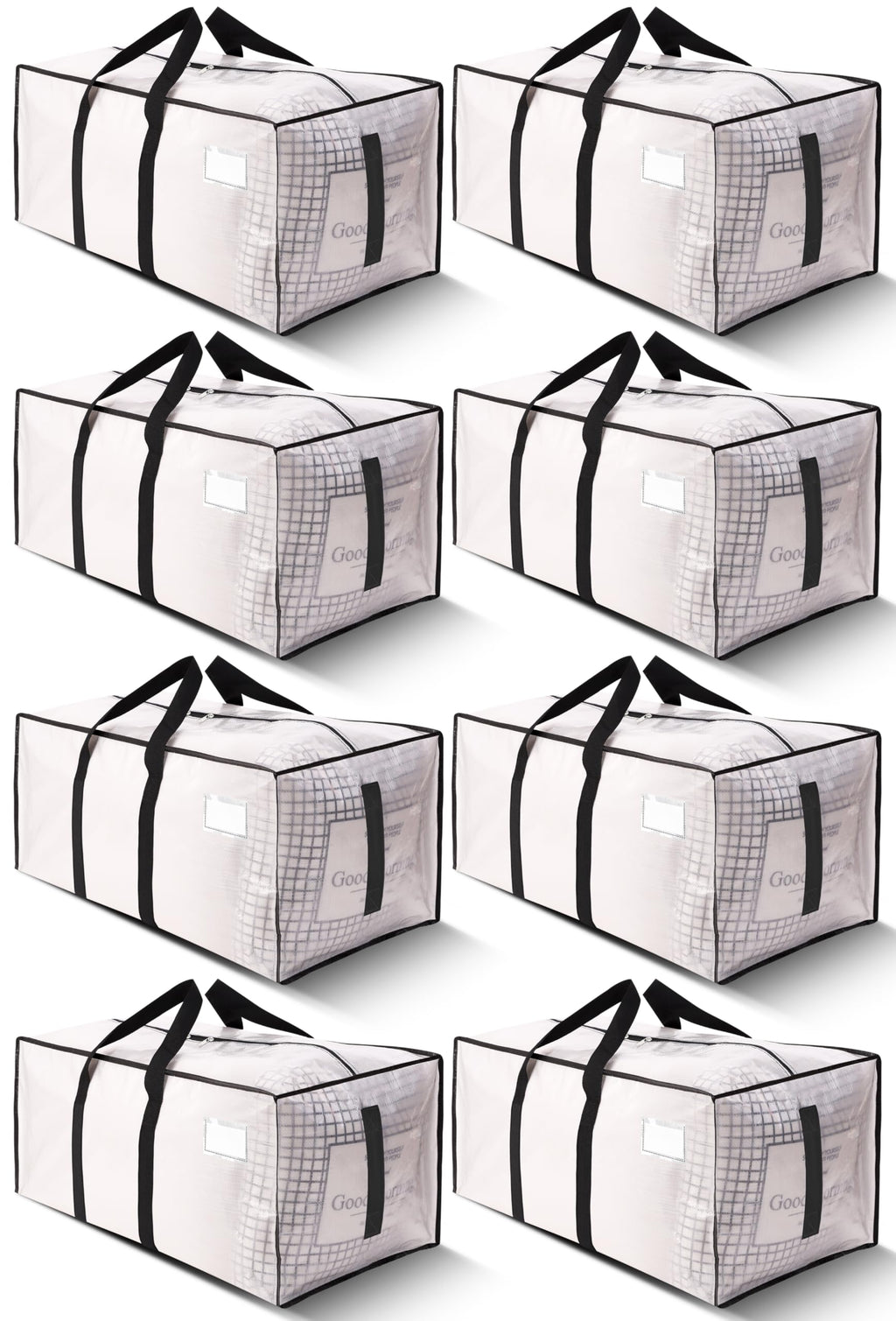 HOMESURE Supports 200lbs Heavy Duty Moving Bags - Strong Zipper & Wrap-Around Handles