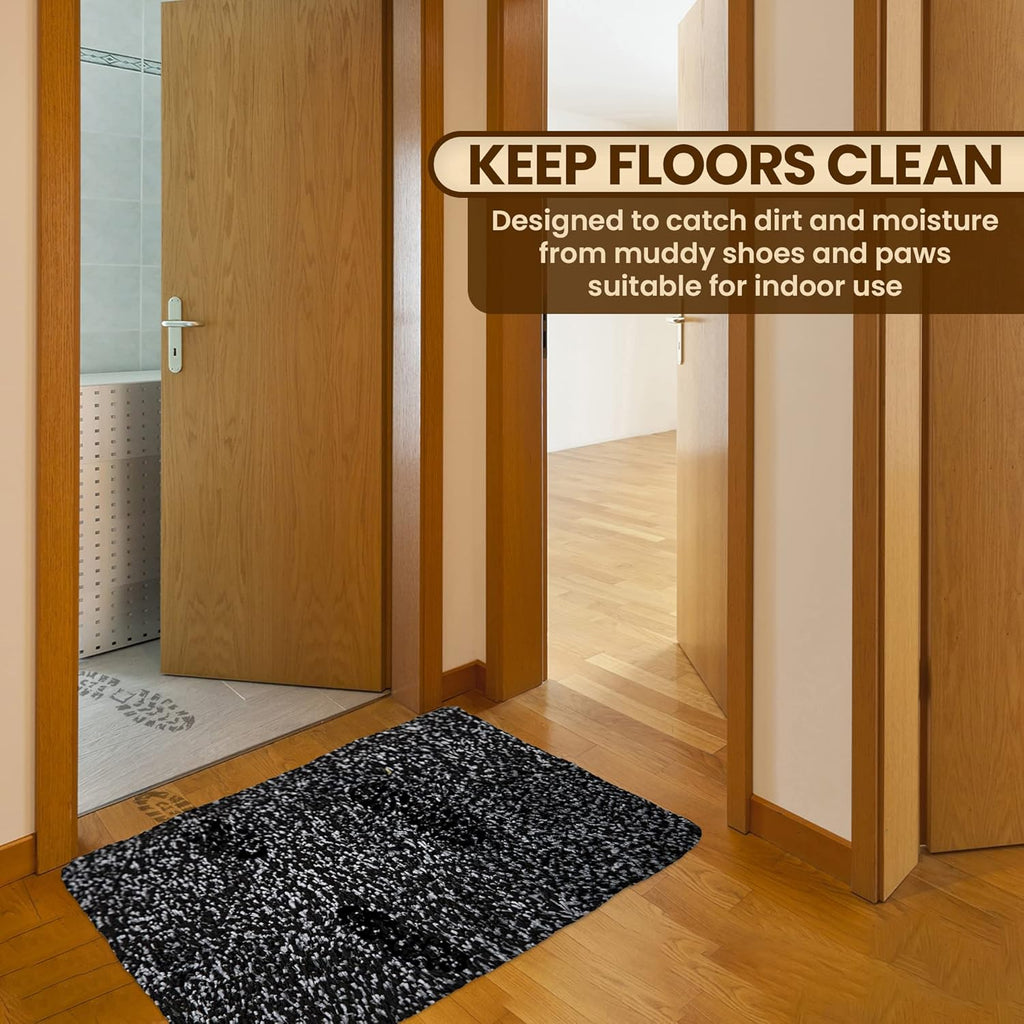 Premium Microfiber Indoor Door Mat – 20"x30" Washable Entry Mat, Non-Slip, Waterproof Backing