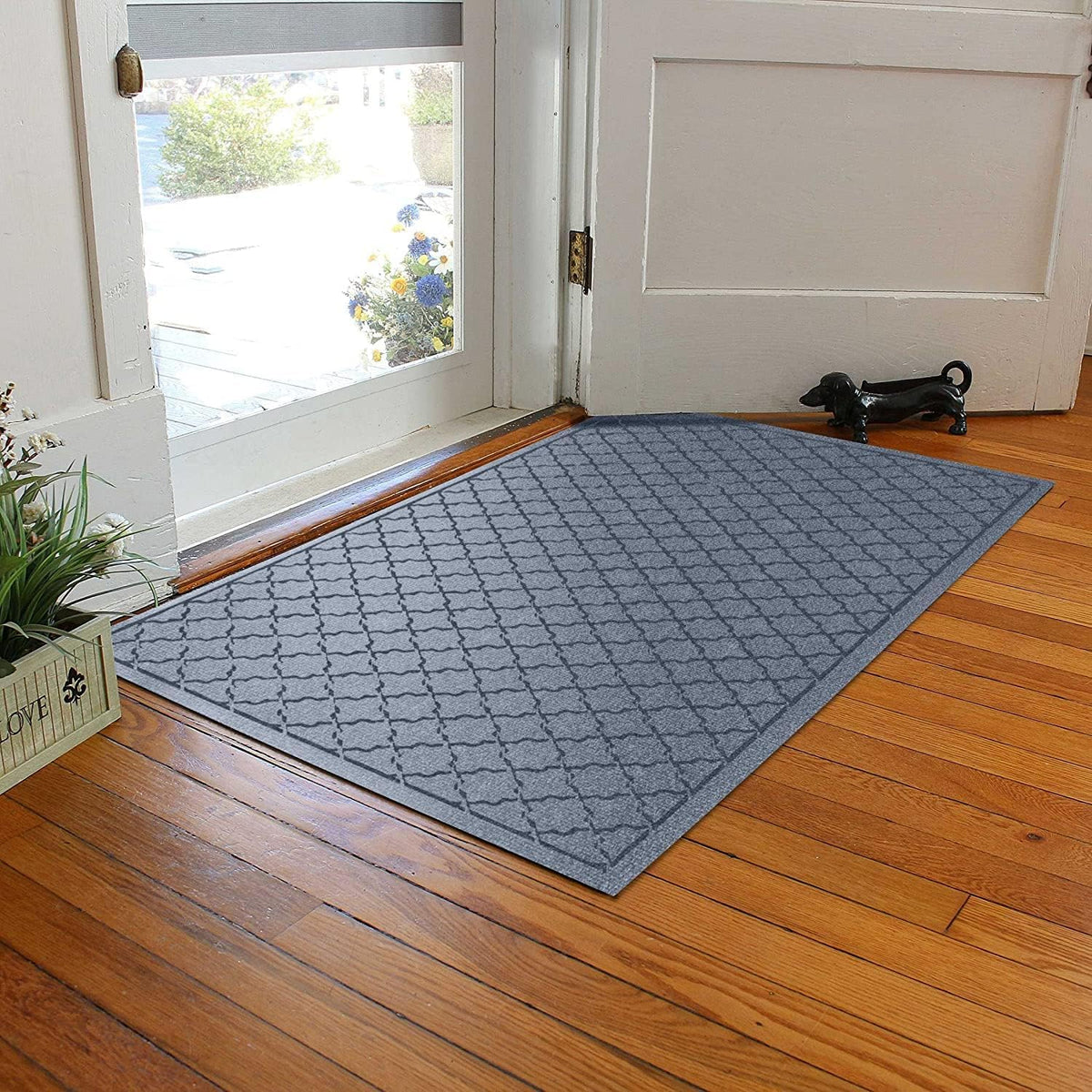 WaterHog Heavy Duty Doorway Mat, 3' x 5', Made in USA, Durable & Skid-Resistant Entryway Mat