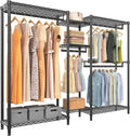 VIPEK Classic V6 Medium Wire Garment Rack Heavy Duty Clothes Rack for Hanging Clothes, Metal
