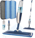Mops for Floor Cleaning Wet Spray Mop with 14 oz Refillable Bottle and 3 Washable Microfiber Pads