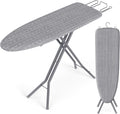 SONGMICS Ironing Board, Foldable Iron Board, Height Adjustable up to 35 Inches, with 4 Layered