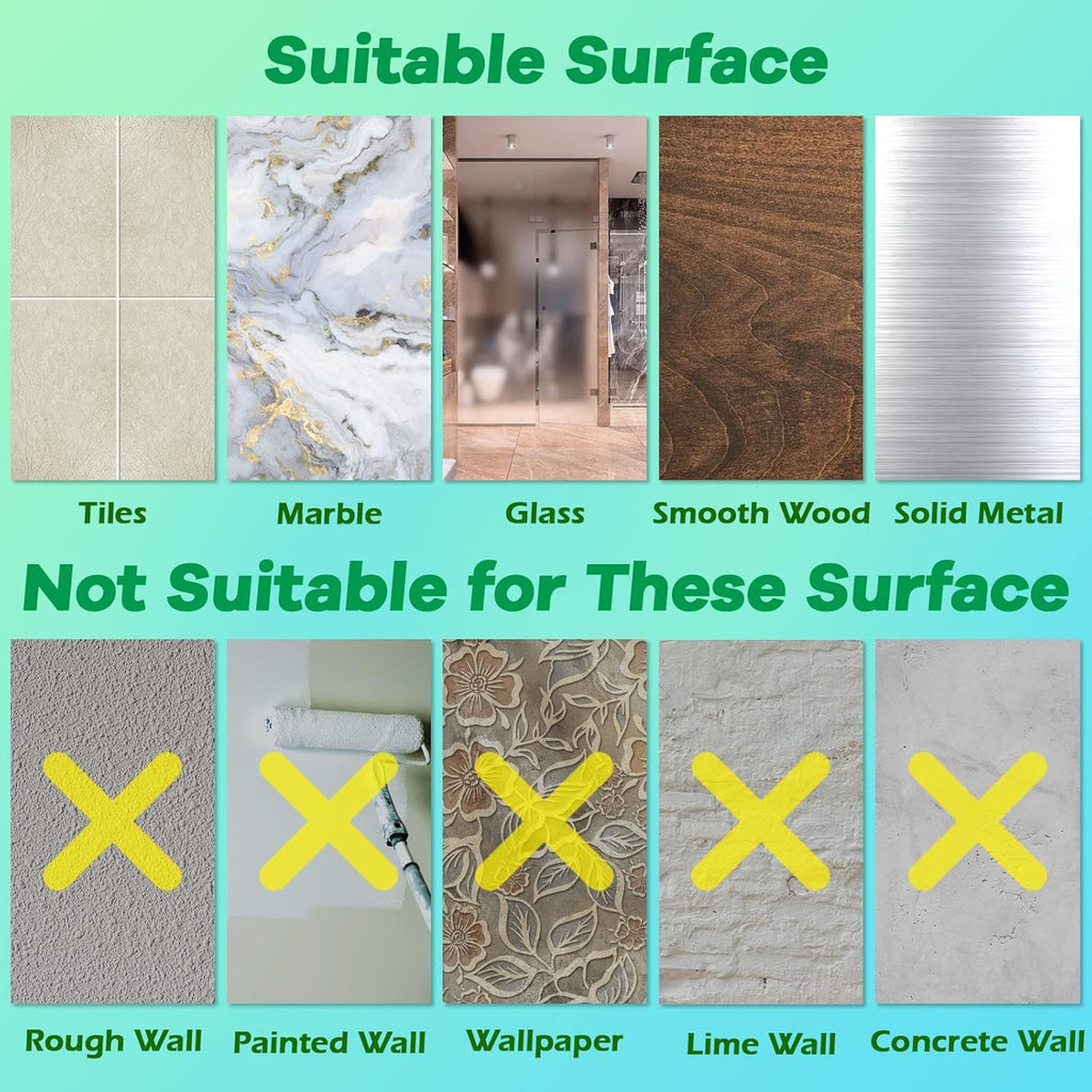 Adhesive Hooks, Heavy Duty Utility Hooks 20 lb(Max) Waterproof and Oilproof Removable, Clear