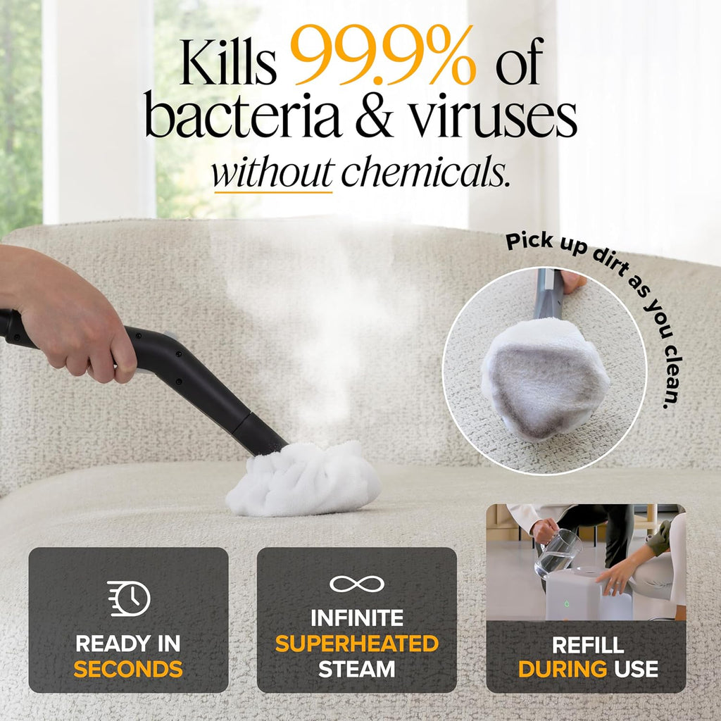 Dupray Neat Plus Steam Cleaner with 18-Piece Accessory Kit (incl. the Awesome Bag) A powerful