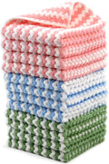Microfiber Cleaning Cloth,12 Pack 12"x12" Dish Towels for Kitchen,Fast Drying Dish Rags for Washing