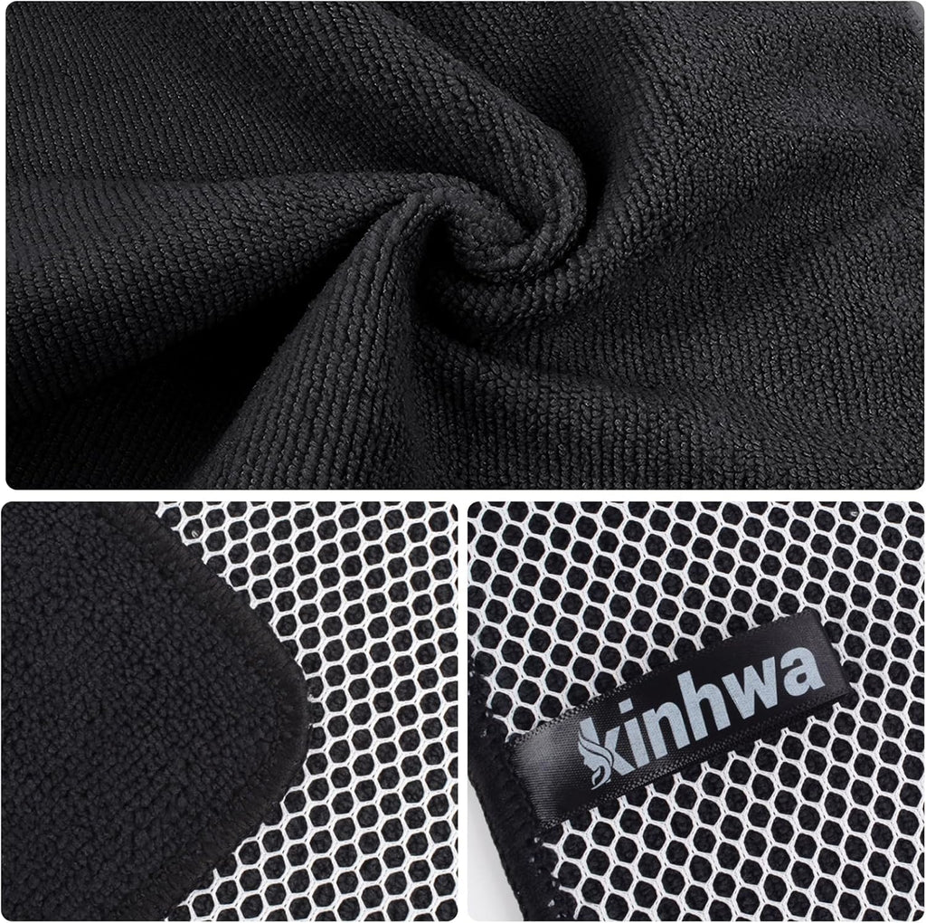 KinHwa Kitchen Washcloths for Dishes Absorbent Microfiber Dish Cloths Quick Dry Dish Rags with Poly