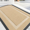 OLANLY Front Door Mat Indoor Outdoor Entrance, Waterproof All-Season, All-Weather Doormat, Sturdy