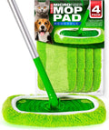 VanDuck Reusable Mop Pads Compatible with Swiffer Sweeper (4-Pack) - Washable Microfiber Mop Pads