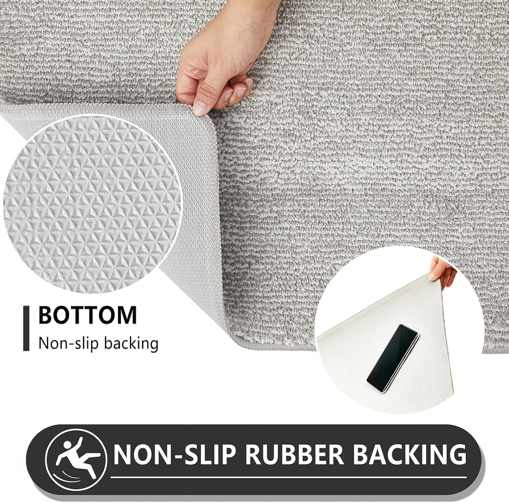 REFETONE Indoor Doormat, Front Door Mat 36"x59" Absorbent Rubber Backing Non Slip Back Door Mats