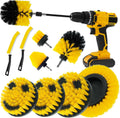 10 Pack Drill Brush Attachment Set, Drill Scrubber Brush Kit, Drill Cleaning Brush, Scrub Brush for