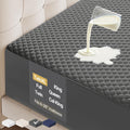 OhGeni 100% Waterproof Mattress Protector, Twin XL-Gray Size Mattress Pad, Fits 6"-20" Mattresses