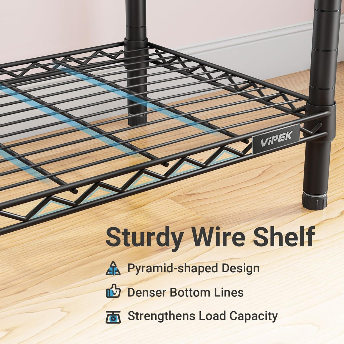 VIPEK V5 Plus Large Portable Closet Rack Freestanding Wardrobe Closet, Multi-Functional Clothes