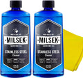 Milsek Stainless Steel Cleaner - Multipurpose Cleaning Supplies for Home and Kitchen Appliances