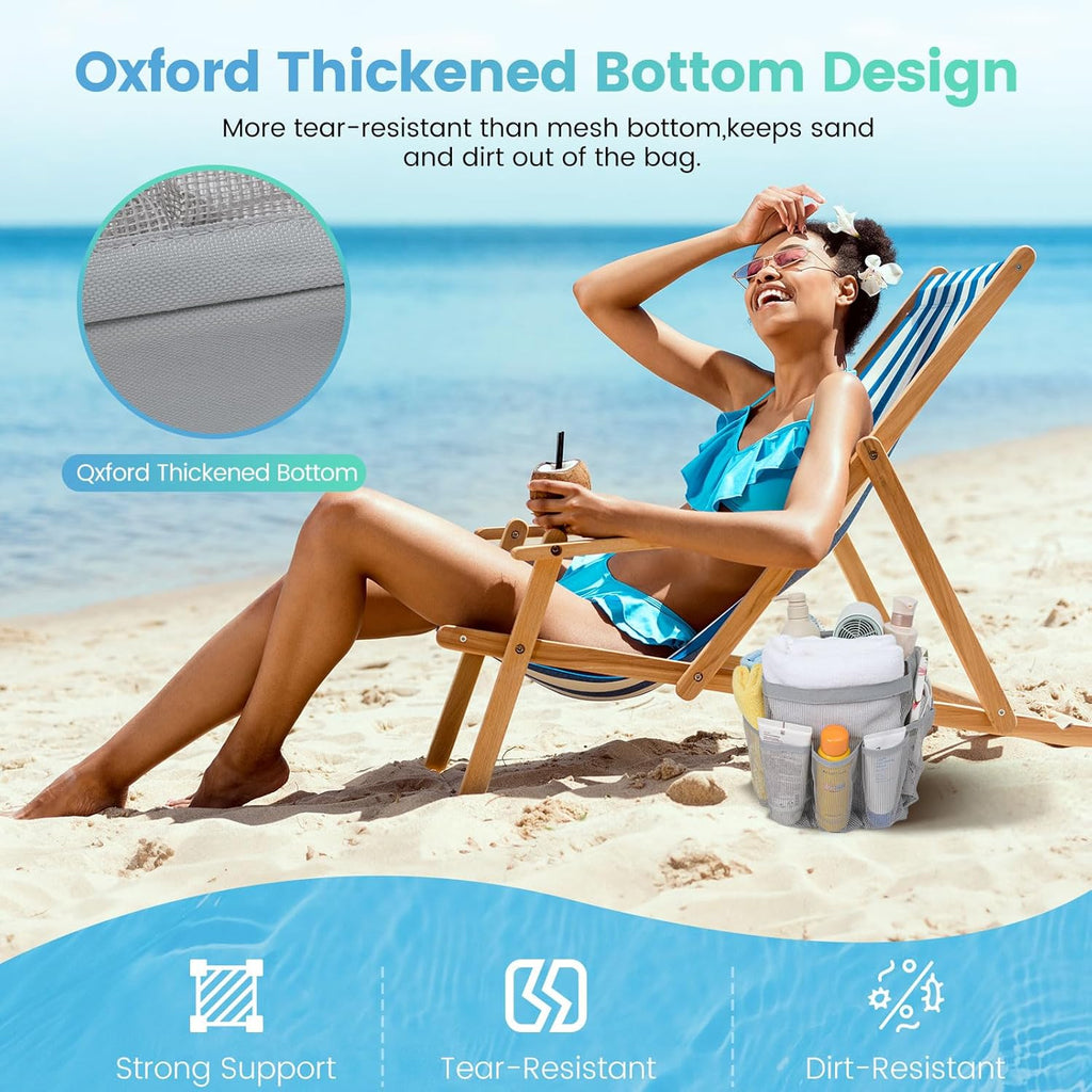 Shower Caddy for College Dorm Room Essentials for Girls with 9 Pockets,Large-Capacity Shower