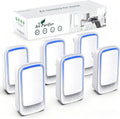Plug In Air Ionizer Purifier for Home (6 Pack), Negative Ion Generator, Quiet Air Freshener for