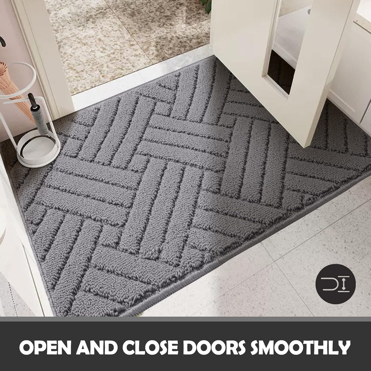 Door Mat Indoor Doormat, Entryway Rug Door Mats Non-Slip Rubber Backing,Heavy Duty Low-Profile