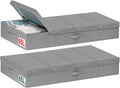 punemi Extra Large Under Bed Storage 65L, 42*16.5*5.8 in Tall underbed storage containers with