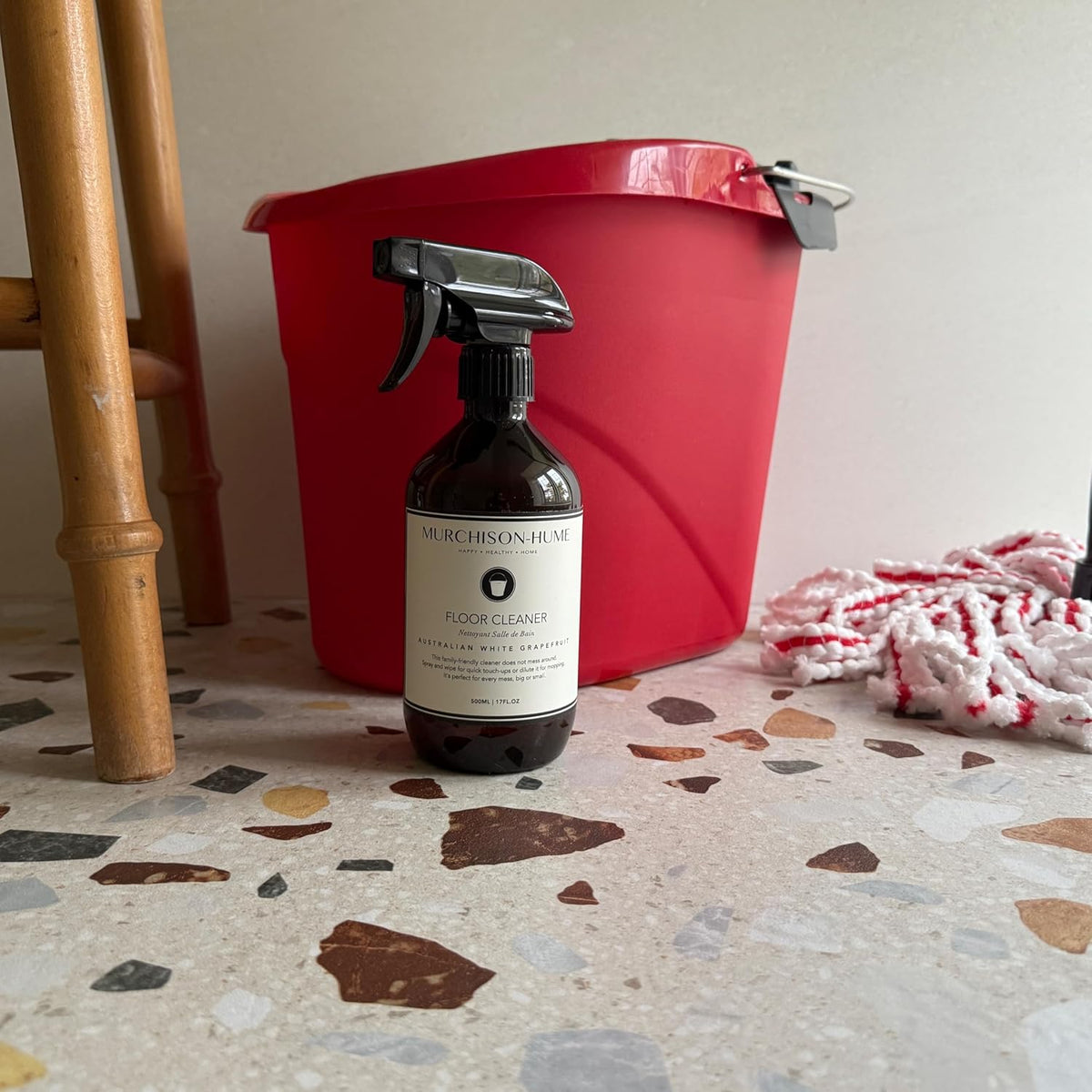 Murchison-Hume Natural Floor Cleaner Spray – Pet-Friendly, Non-Toxic, Plant-Based Formula for