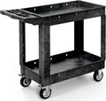 YITAHOME Utility Cart on Wheels, Plastic Tool Cart 550 lbs Capacity Service Cart, 40 x 17 Inch 2