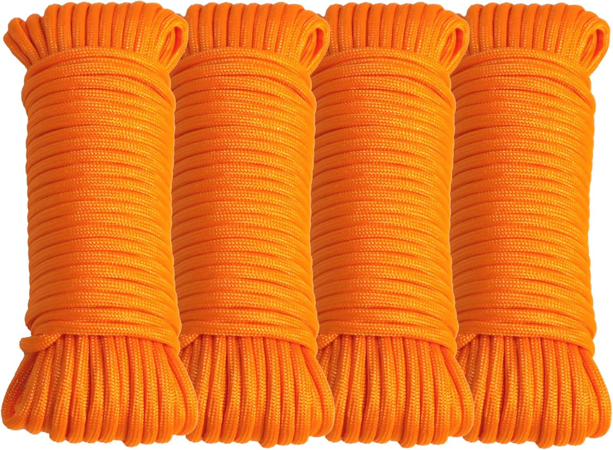 Braid 7 Strand Outdoor Survival Paracord Polyester Rope Nylon Rope Mix Thick Heavy Duty Ropes