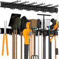 Storaboks Heavy Duty Garage Storage Rack System, Wall Mounted Tool Organizer with 8 Double Hooks, 3