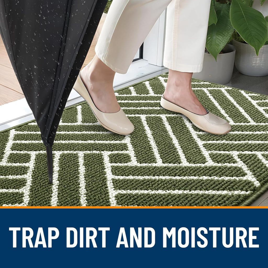 OLANLY Indoor Door Mat, 36x24 Inch, Dirt Resistant and Absorbent, Non-Slip Rubber Backing Floor