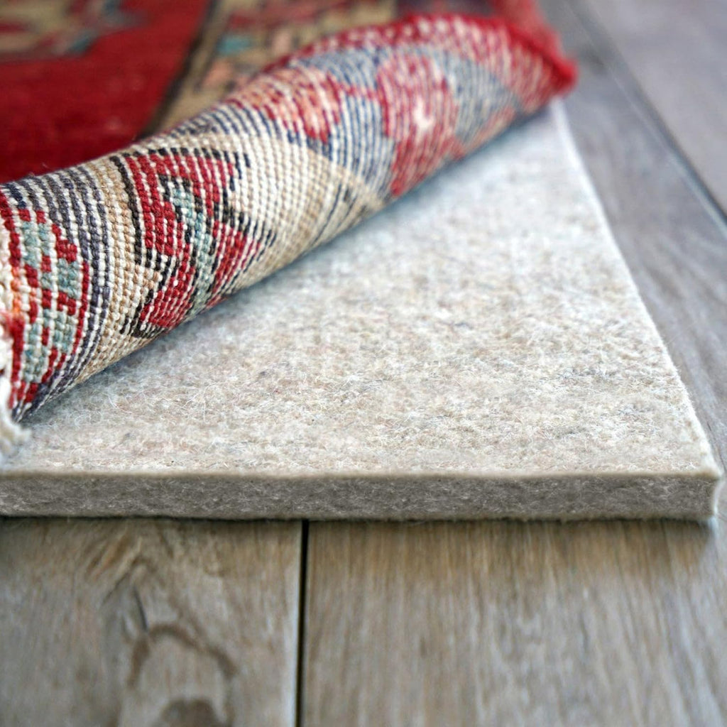 RUGPADUSA - Eco-Plush - 8'x12' - 1/2" Thick - 100% Felt - Luxurious Cushioned Rug Pad - Available
