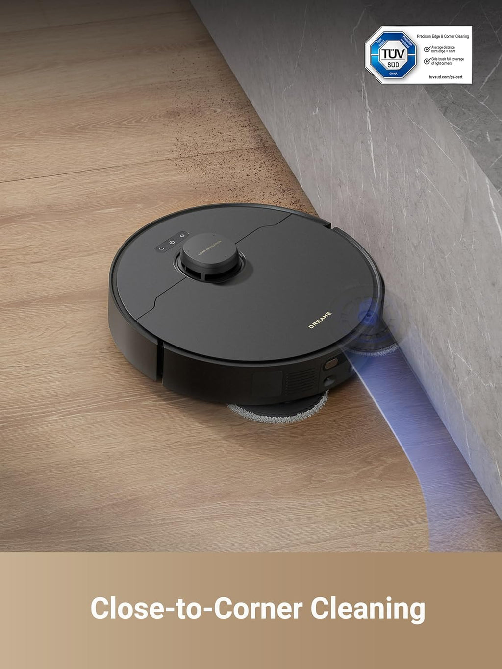 DREAME X40 Master Robot Vacuum Cleaner, 12,000Pa Suction, Auto Refilling & Draining, Smart