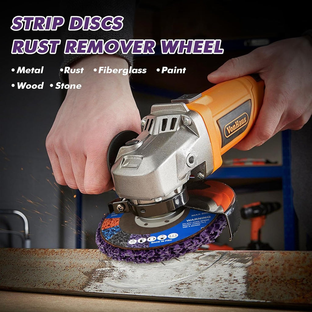 14 Pack Paint Eater Strip Disc Angle Grinder Rust Removal Disc Paint Stripper for Metal Paint