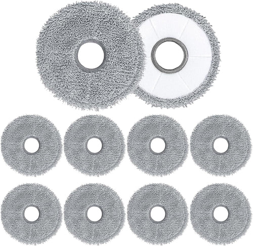 10 Pack Mop Pads for Dreame X40 Ultra/X40 Master/L40 Ultra/L10s Plus/L10s Pro Gen 2/L30 Ultra/X30