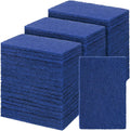 Hoolerry 100 Pcs Heavy Duty Scouring Pads Non Scratch Household Scrub Pads for Cleaning Reusable