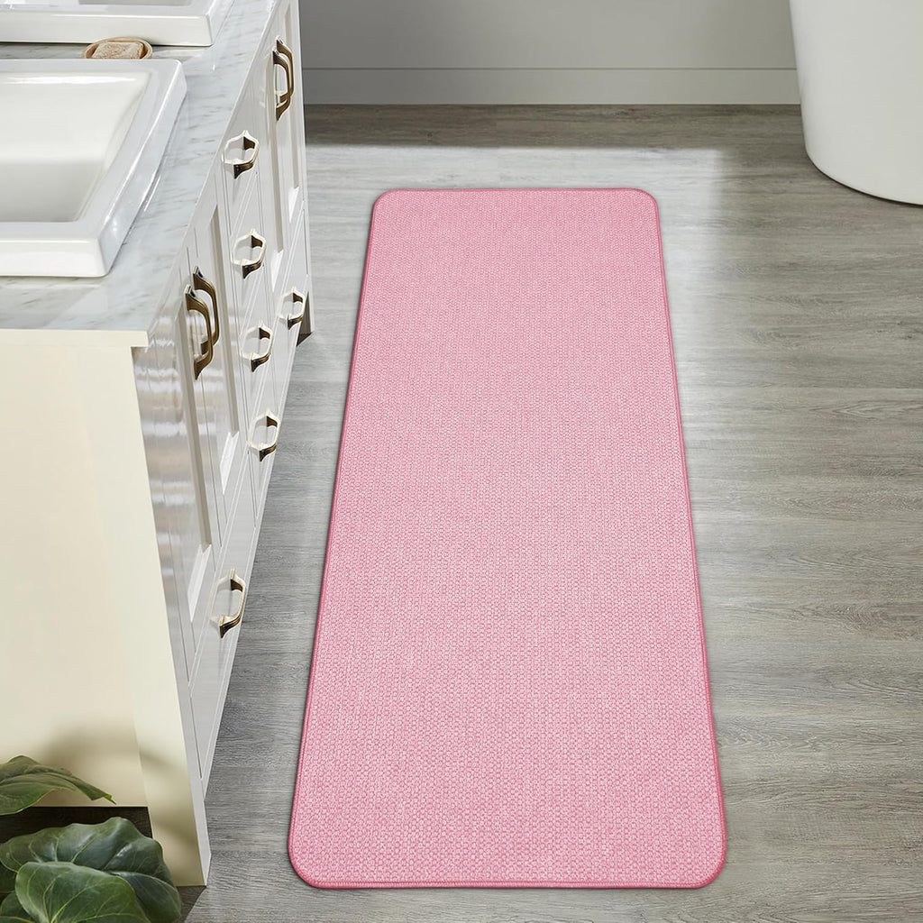 Bath Mat,Ultra Thin Bathroom Runner Rugs,Large Bath Mats for Bathroom,Quick Dry,Non-Slip,Machine