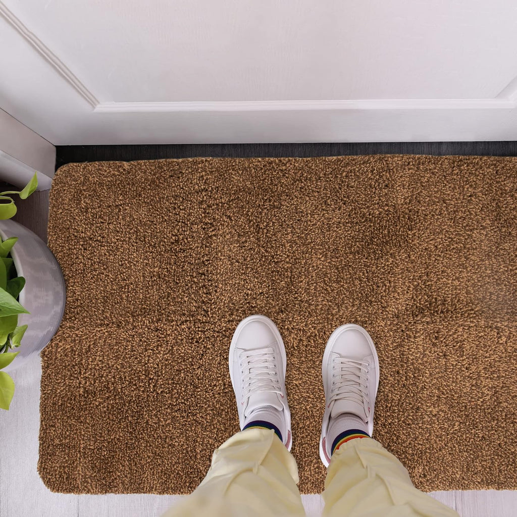 Premium Microfiber Indoor Door Mat – 36"x72" Washable Entry Mat, Non-Slip, Waterproof Backing