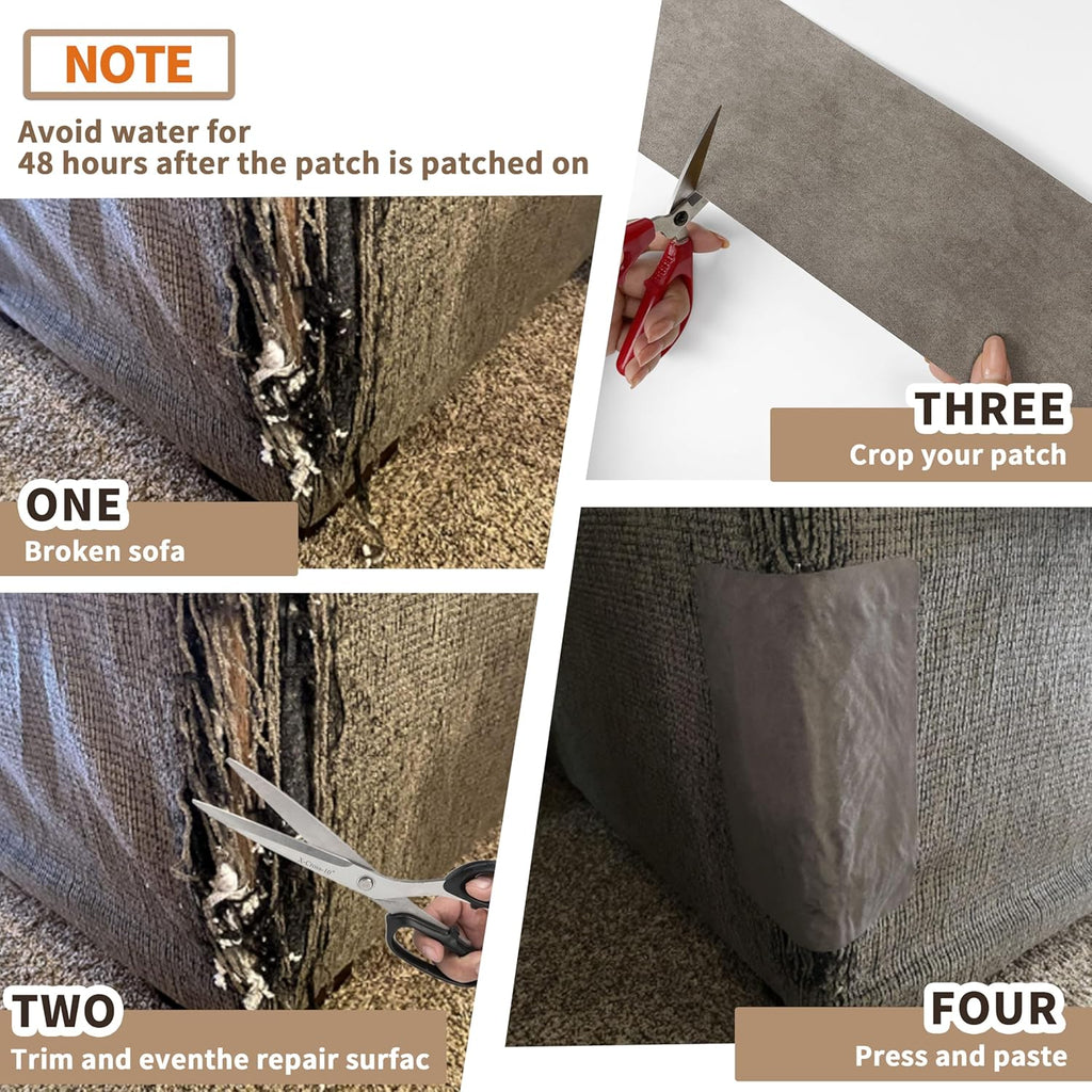 Velvet Repair Patch, Self-Adhesive Flannel Fabric Patch, Multi Colors, Microfiber Patch，Can be Used