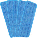16.5 inch Reusable Mop Pads Microfiber Spray Mop Replacement Heads for Wet/Dry Mops Compatible with