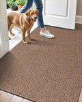 LUMI Indoor Door Mat 36"x56", Ultra Thin Low Profile Non-Slip Doormat for Home Entrance, Absorbent