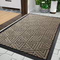 Yimobra Large Door Mat 36x24, All-Weather Waterproof Non-Slip Welcome Matt Outdoor, Heavy Duty Non