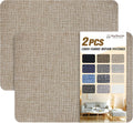 KING MOUNTAIN Coarse Linen Repair Patches, Self-Adhesive Linen Fabric Patches, 8X11 inch 2 PCS