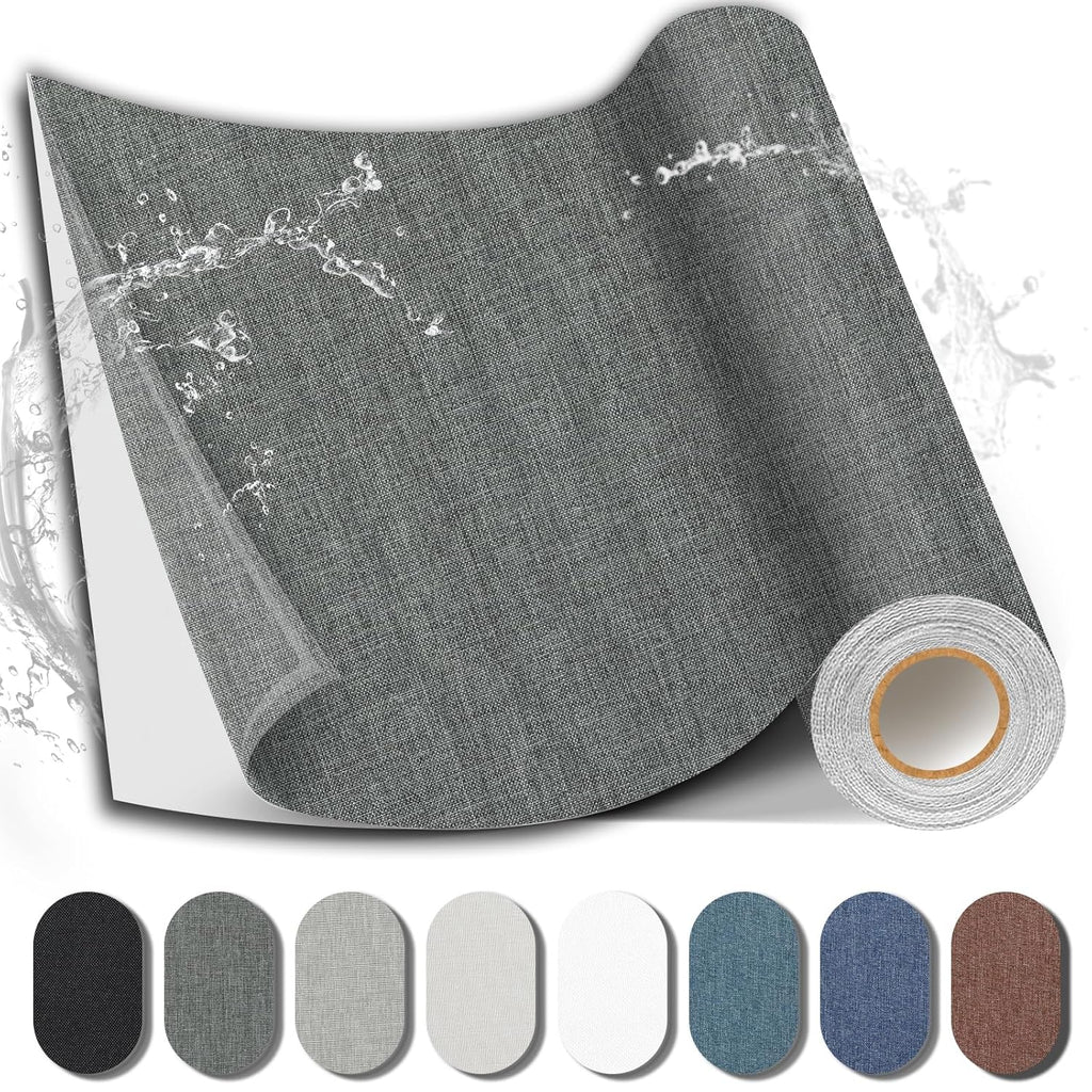 Fabric Repair Patch, Fabric Large Repair Tape, Self-Adhesive Patches for Furniture, Sofa, Car